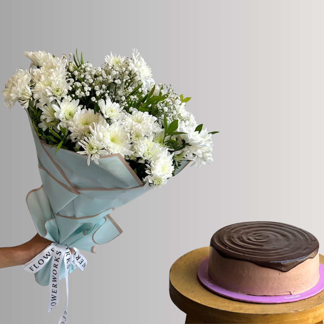 Chrysanthemum White Bundle