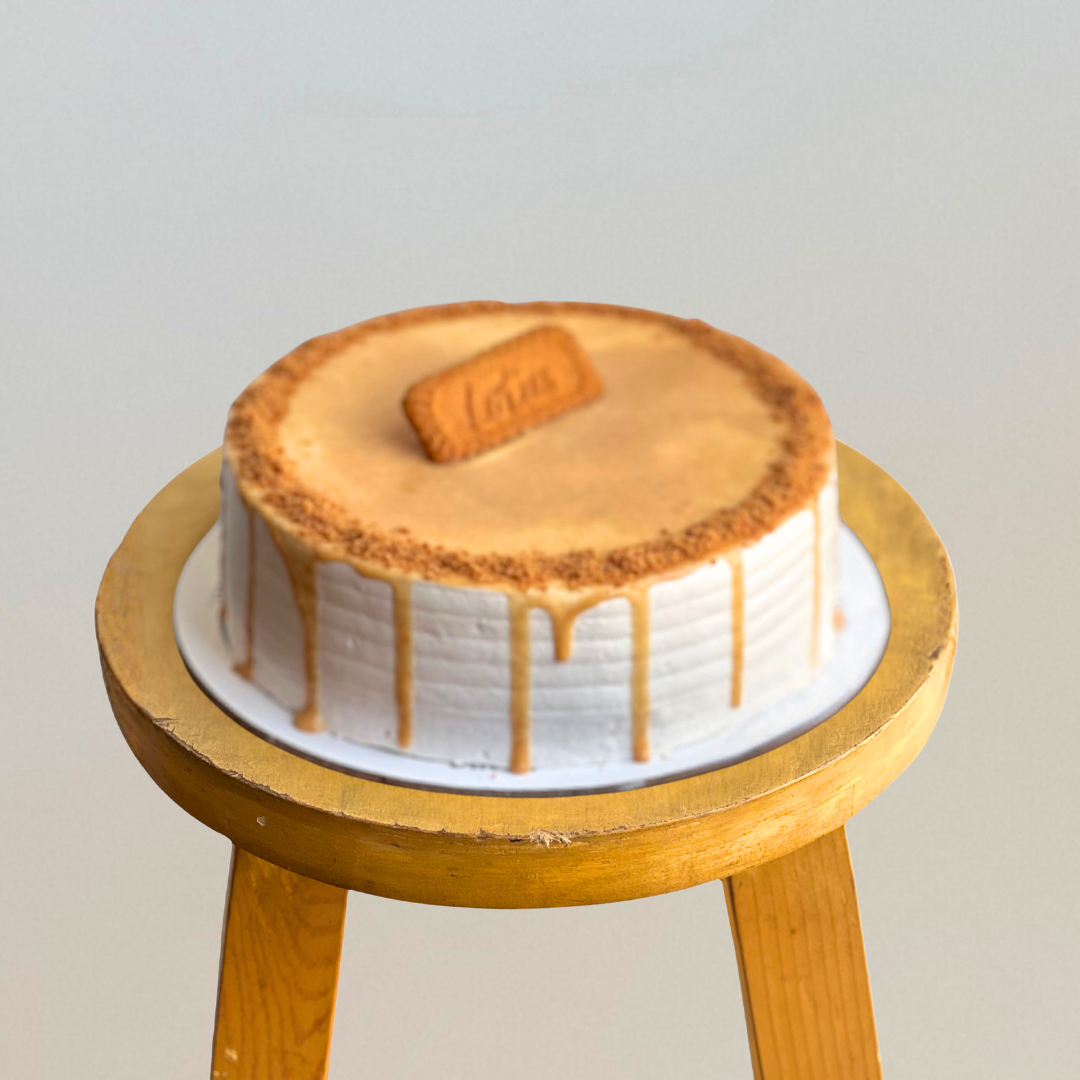 Caramel Biscuit Cake