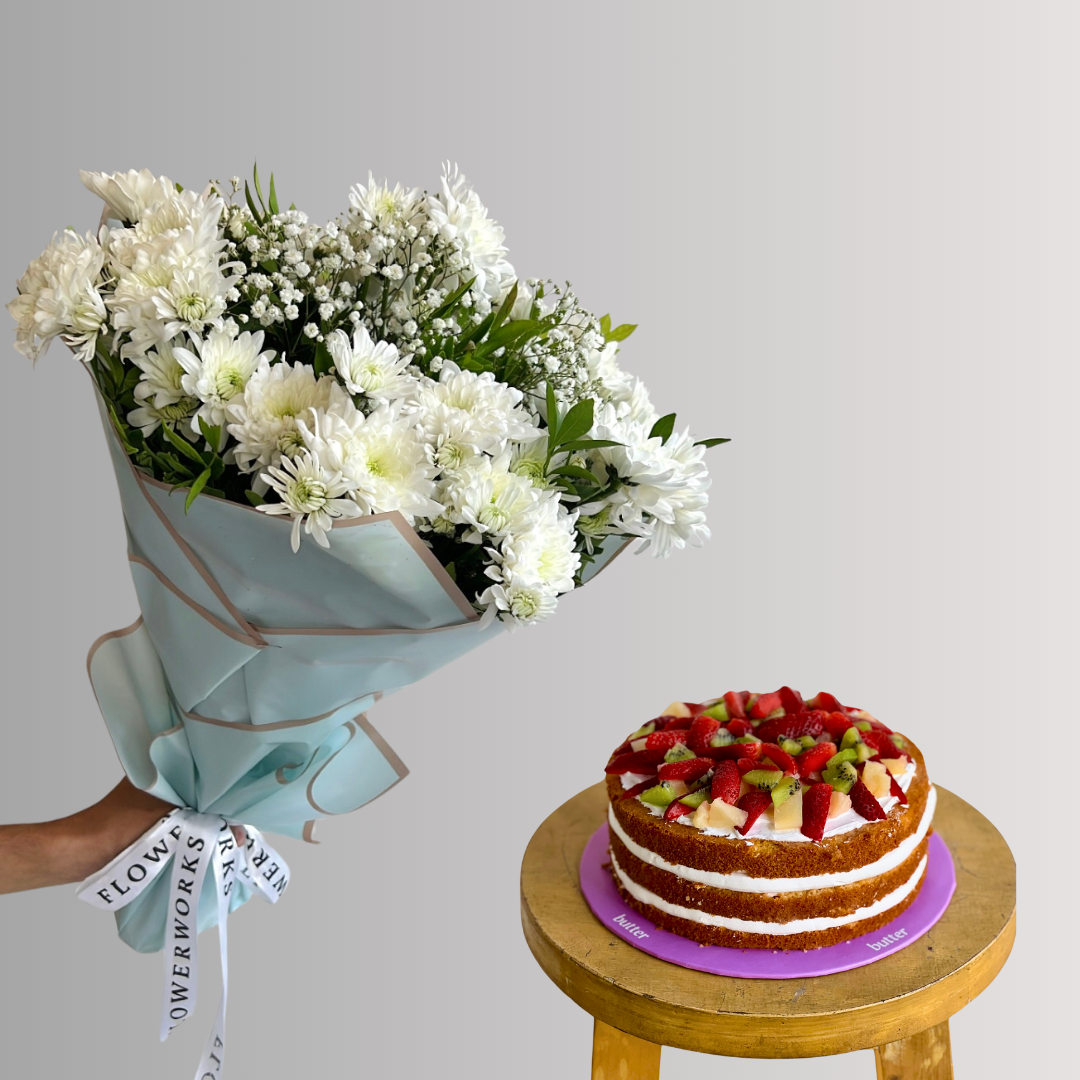 Chrysanthemum White Bundle