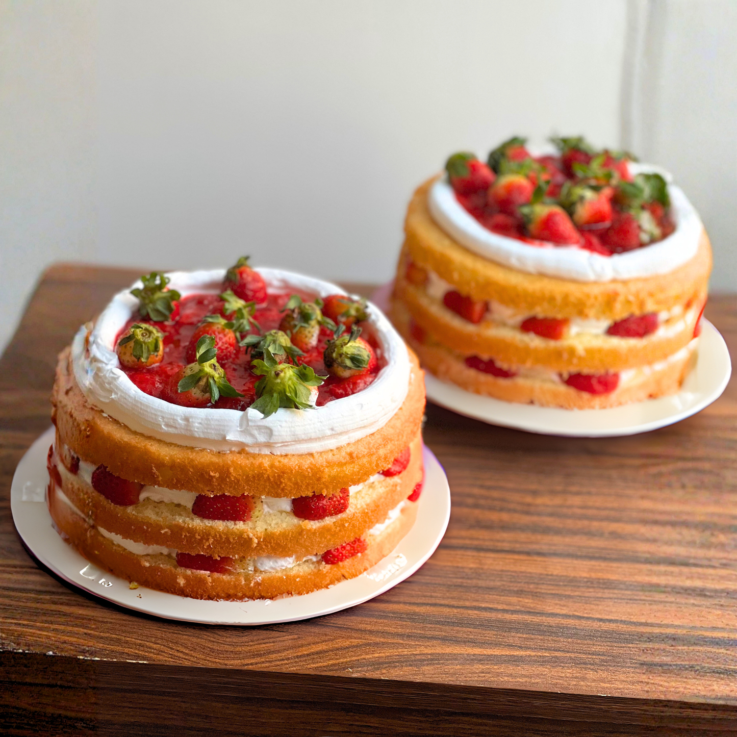 Strawberries & Cream Cake