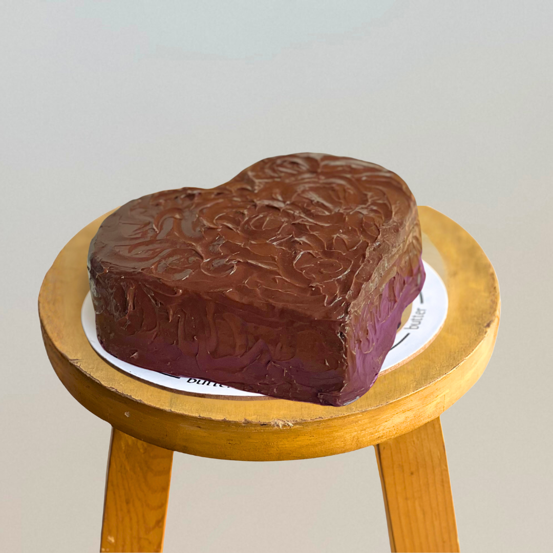 Classic Chocolate Cake (Heart Shaped)