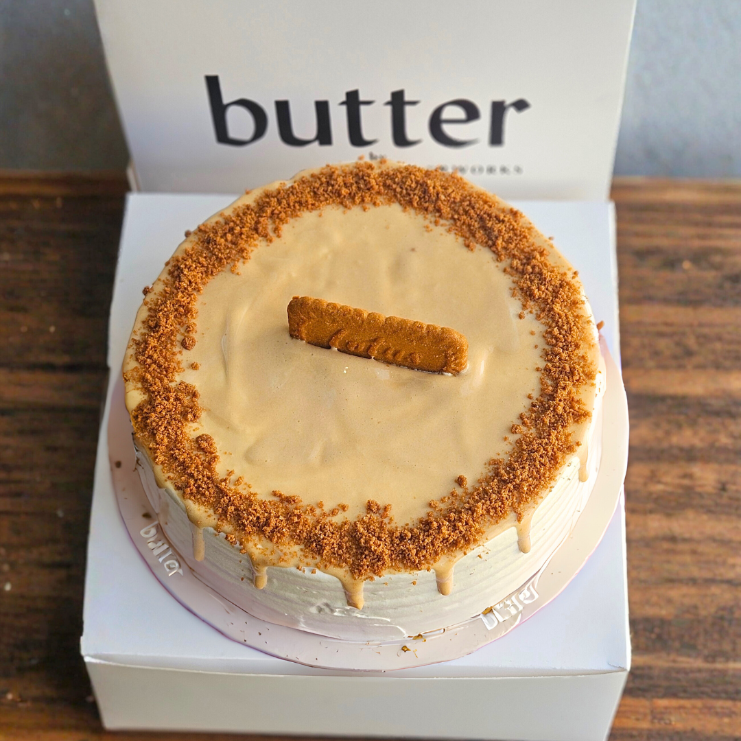 Caramel Biscuit Cake