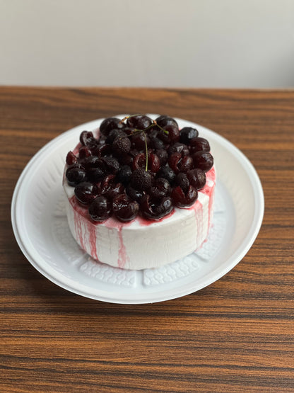 Milk Cake Cherry